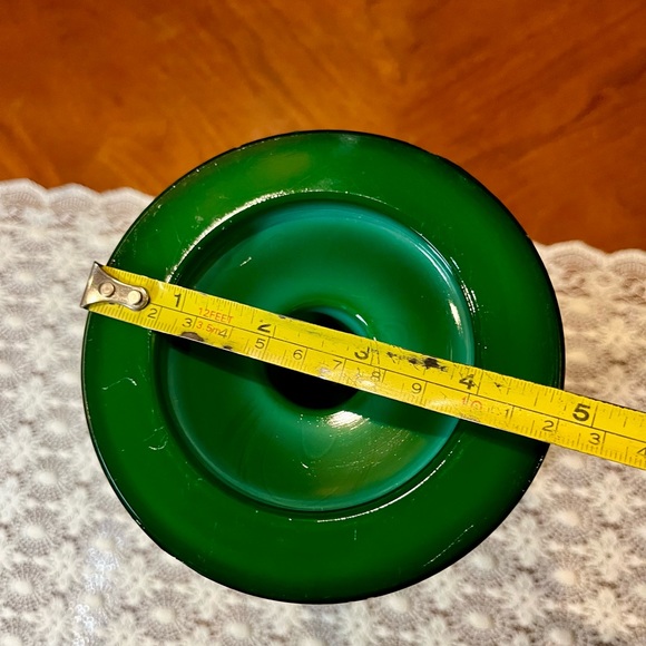 RARE Antique Heinrich Hoffman Opaline Glass Kerosene Lamp Bases - Picture 5 of 16